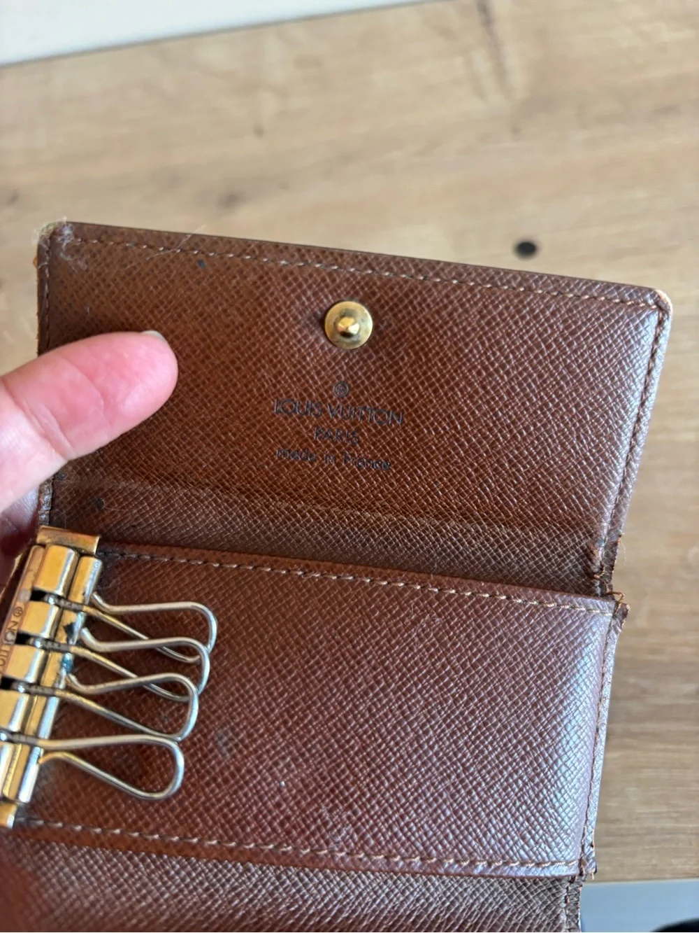 Authentic Louis Vuitton monogram key holder